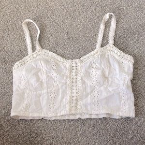 Beautiful white crop top